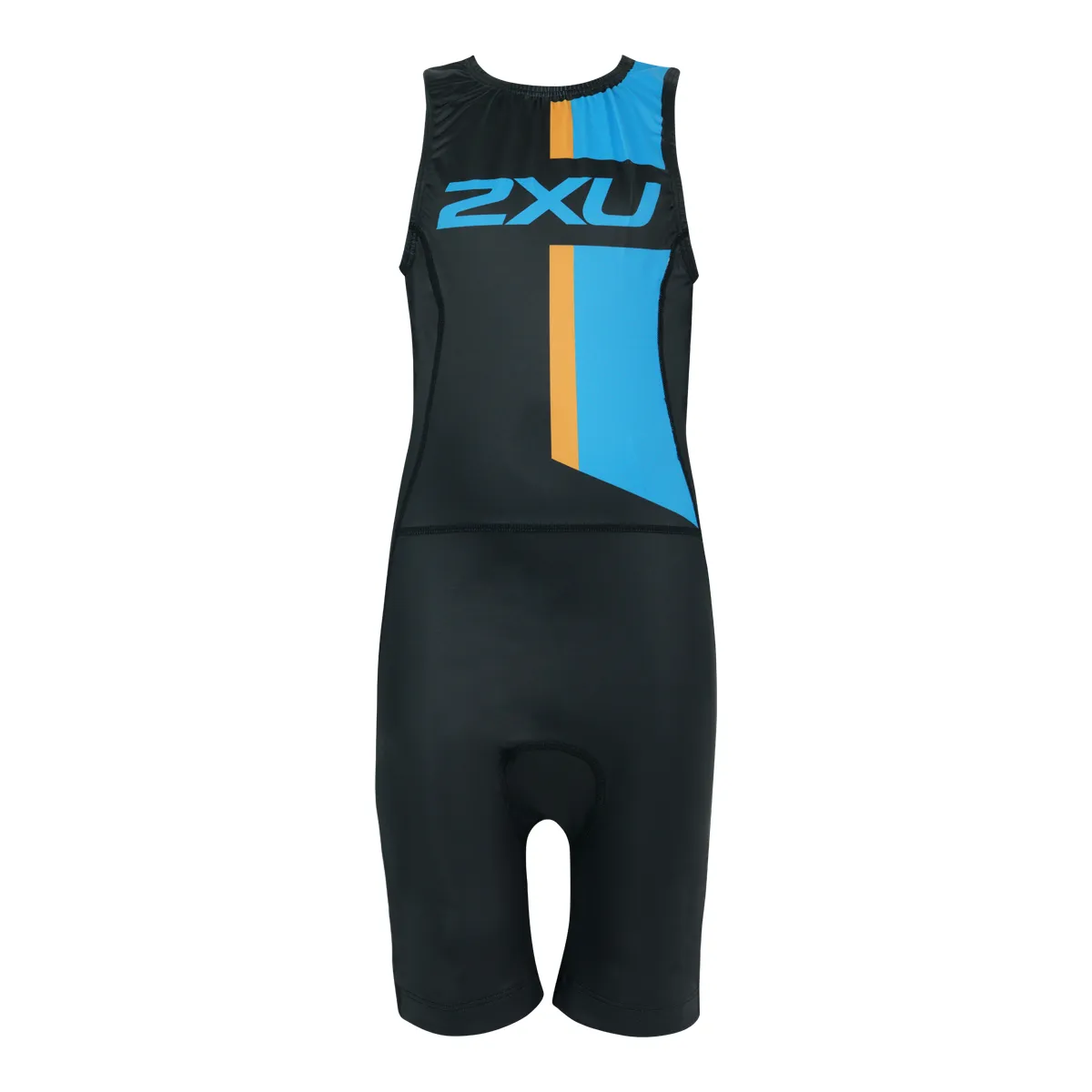 2XU Kids Active Youth Tri Suit Black/Blue 10