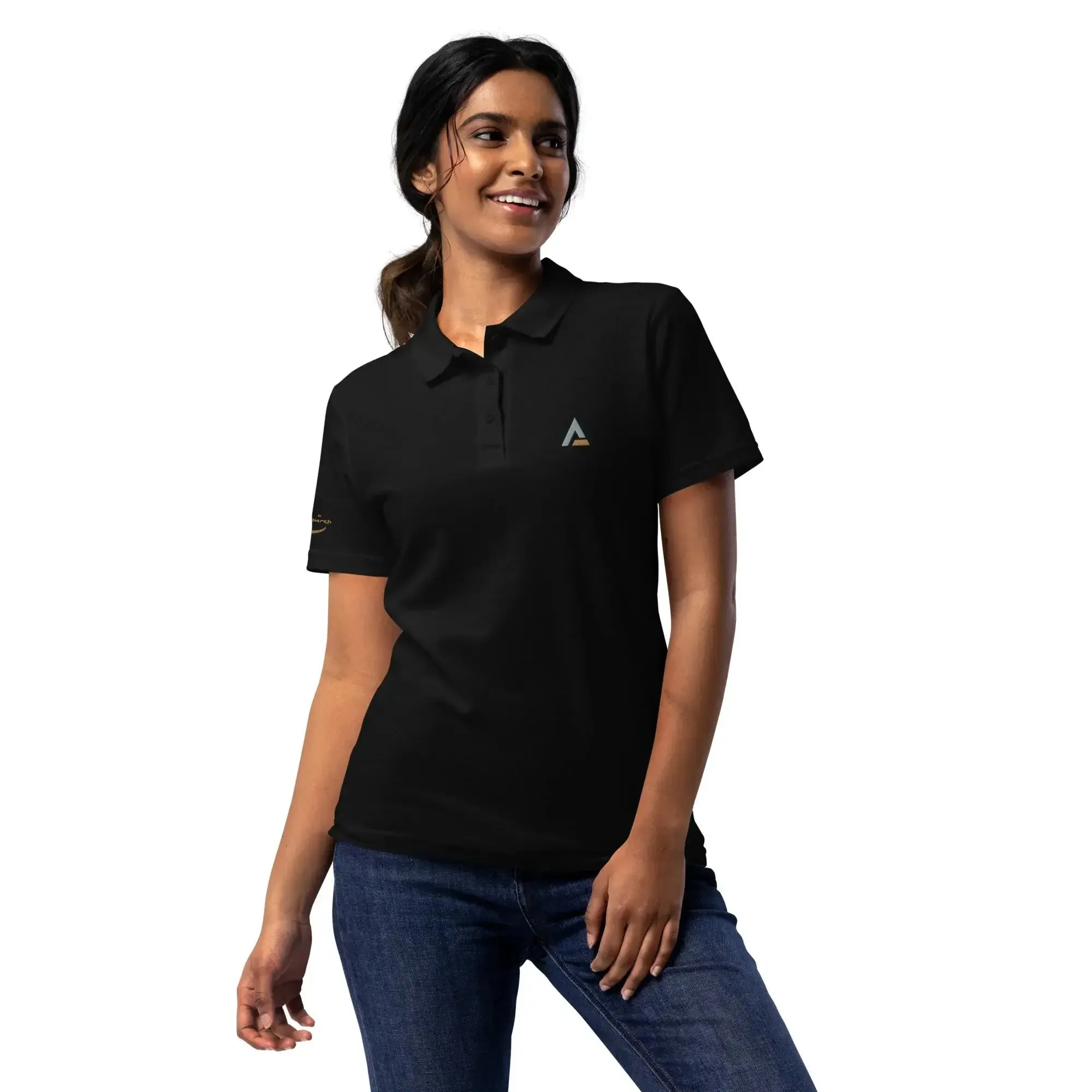 AAA Damen Poloshirt (Schwarz)