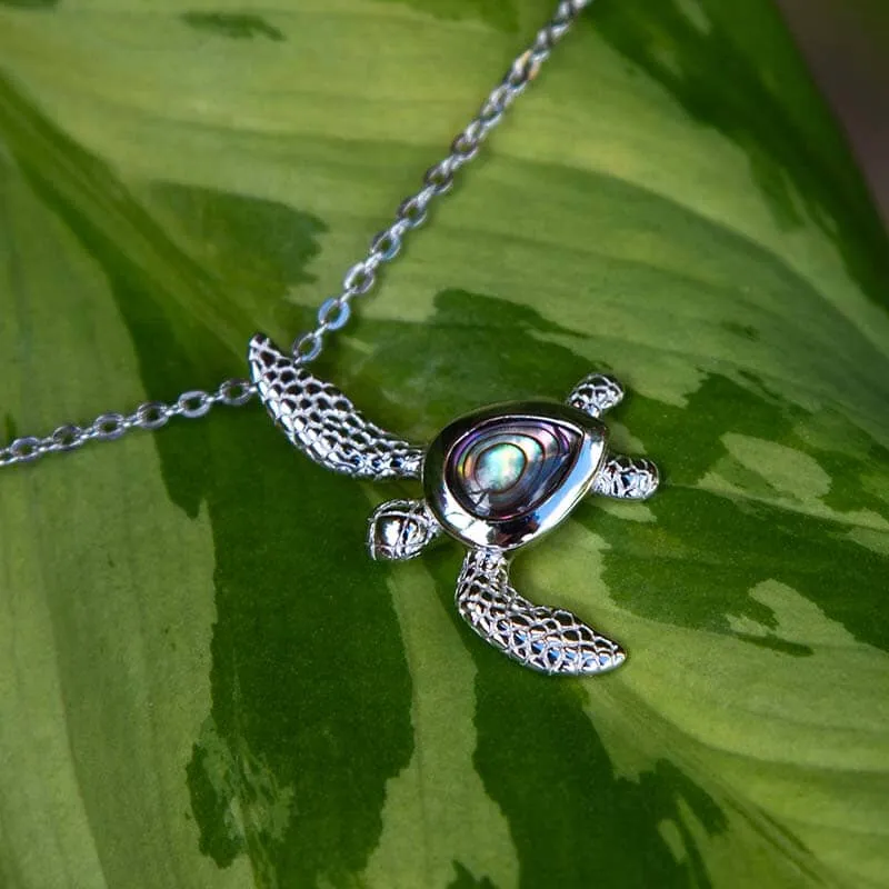 Abalone Waikiki Honu Pendant