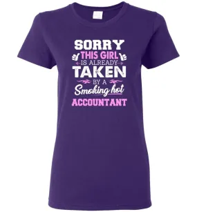 Accountant Shirt Cool Gift for Girlfriend, Wife or Lover Women Tee