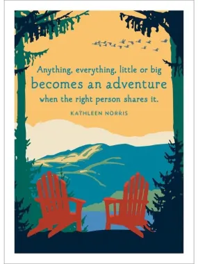 Adirondacks Anniversary Card