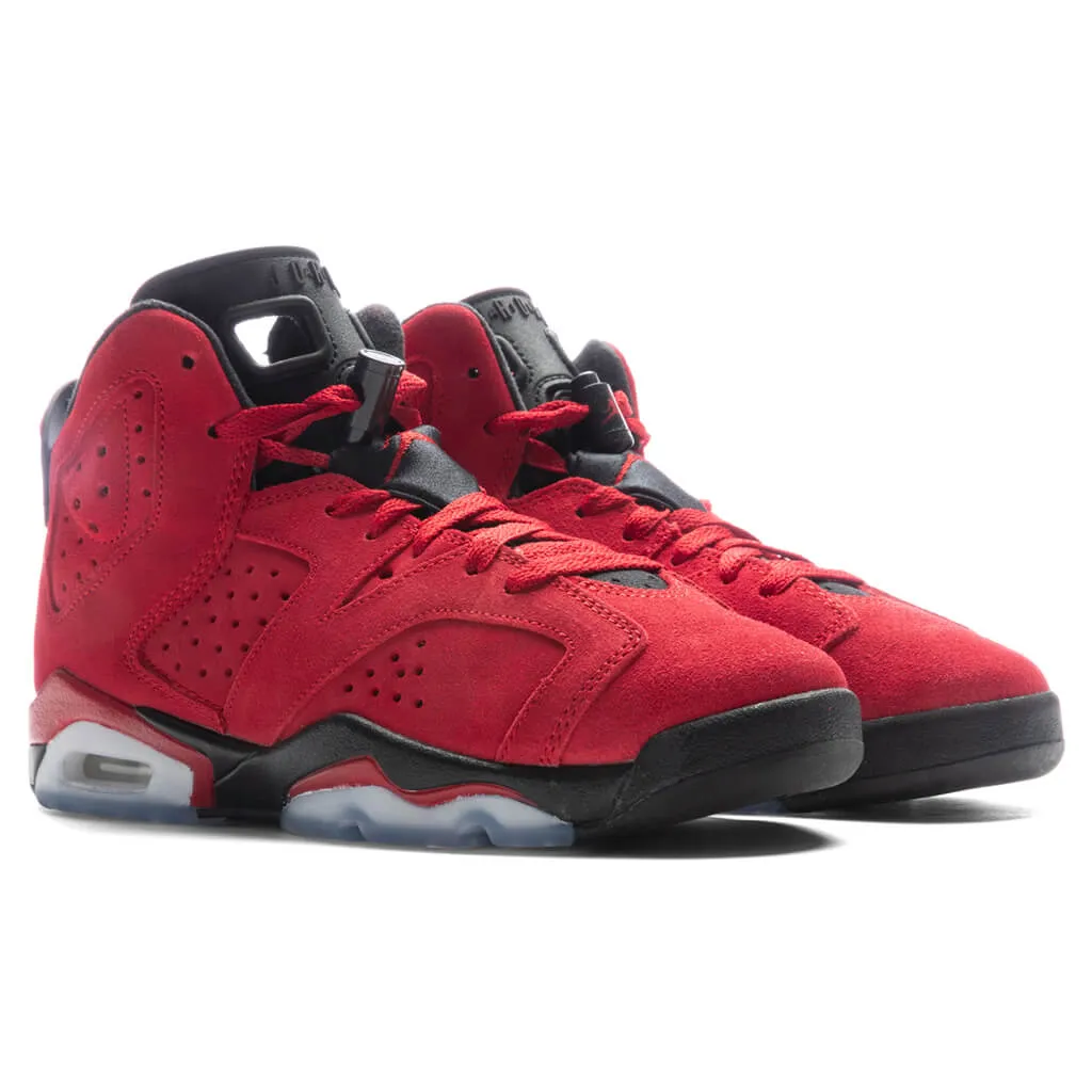 Air Jordan 6 Retro (GS) Toro Bravo - Varsity Red/Black