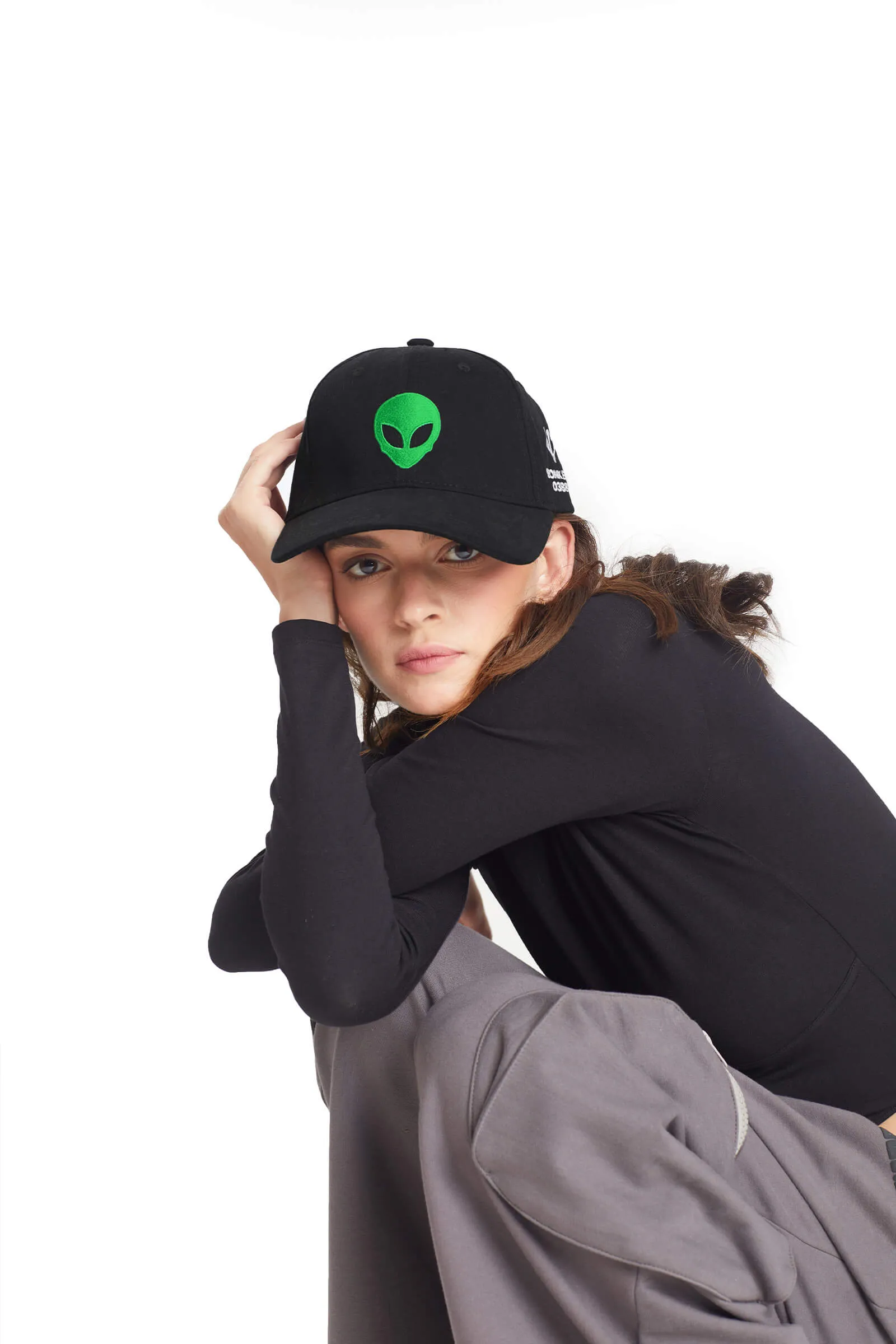 Alien Black Baseball Cap