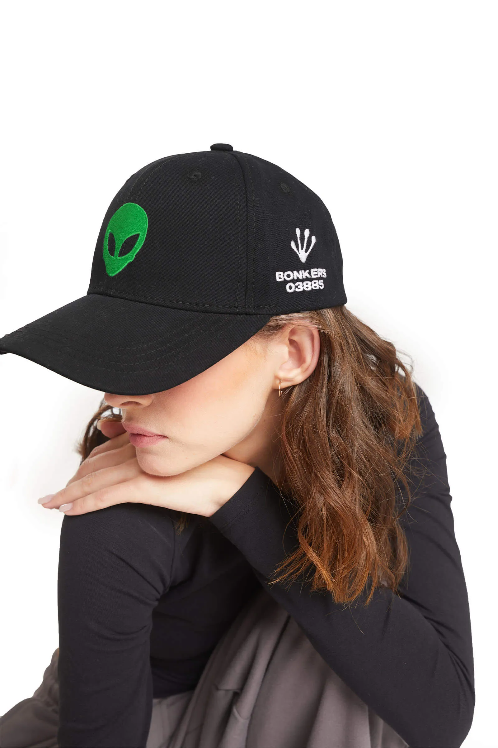 Alien Black Baseball Cap