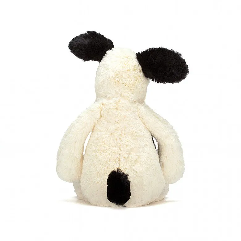 Bashful Black & Cream Puppy Medium