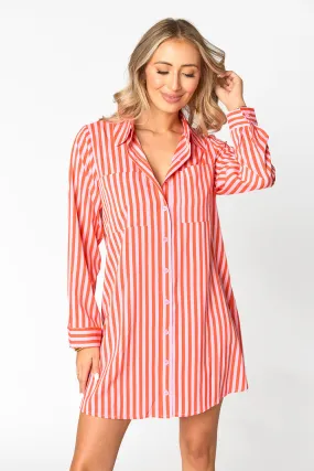 Beau Shirt Dress - Sun Glow