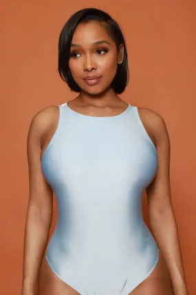 Big Plans Sleeveless Bodysuit - Blue