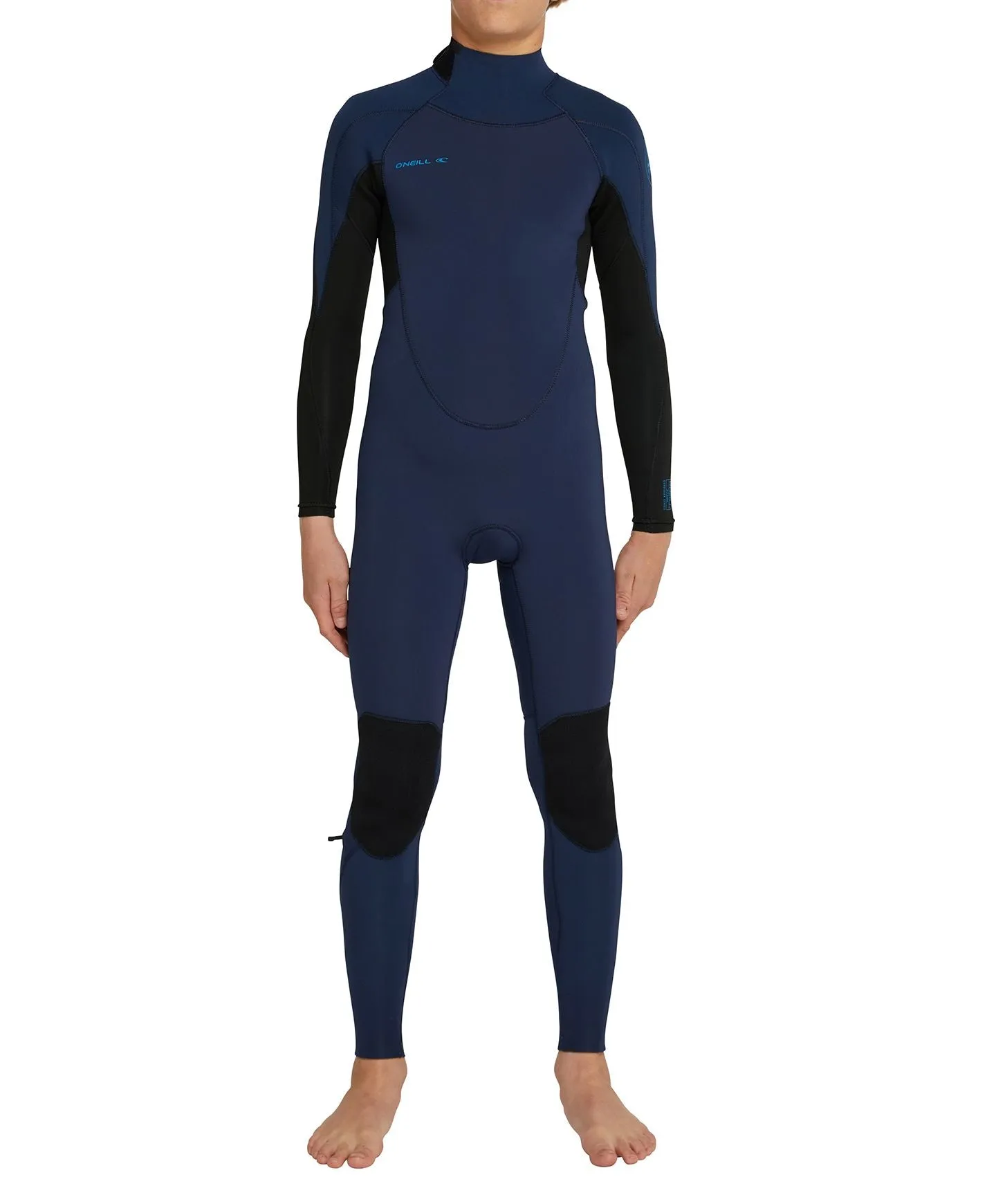 Boy's Defender 3/2mm Steamer Back Zip Wetsuit - Navy