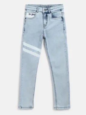 Boys Sky Blue Slim Fit Jeans