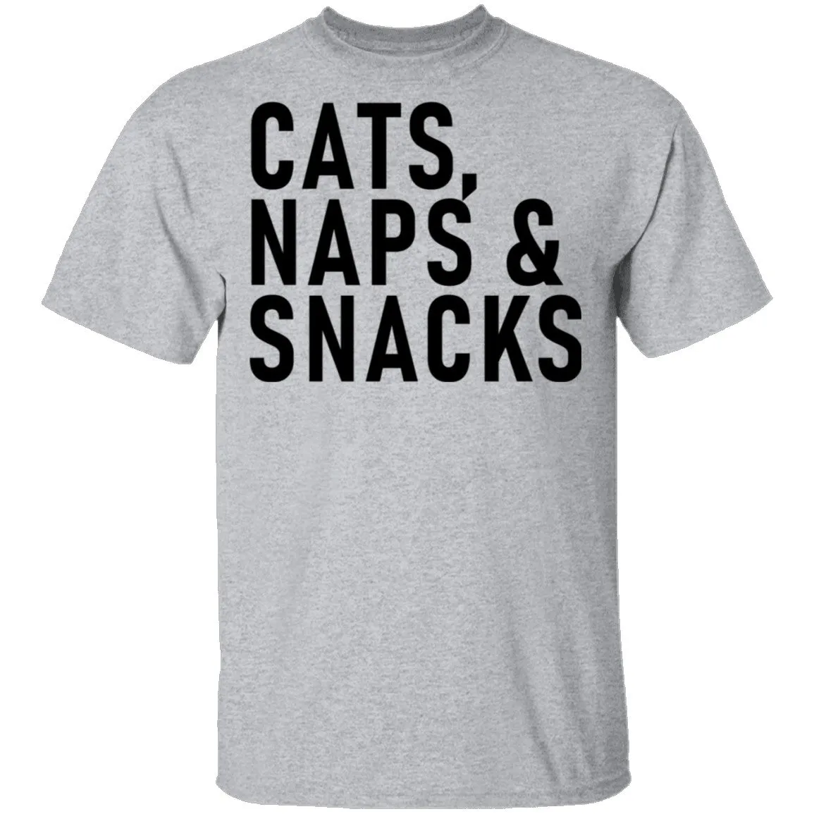 Cats Naps ' Snacks T-Shirt