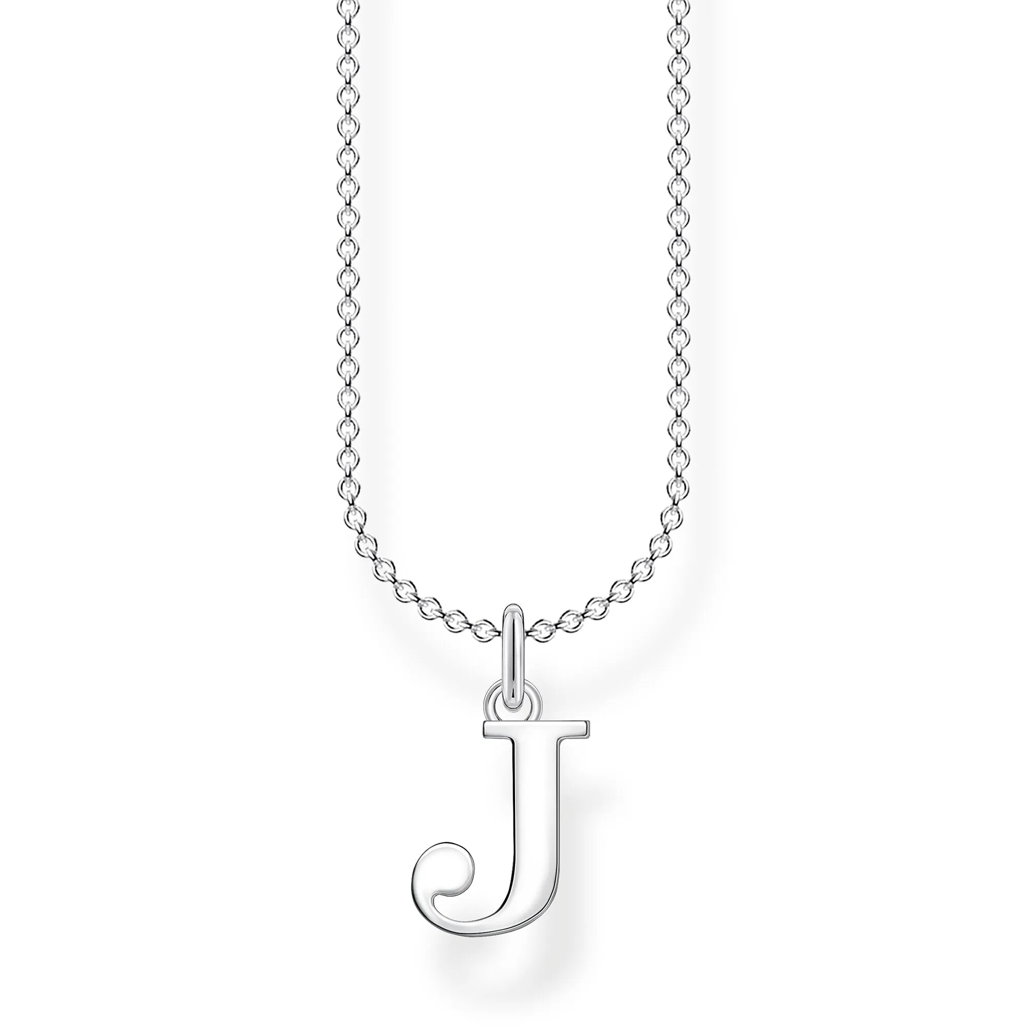 CHARMING COLLECTION LETTER 'J' NECKLACE 38-45CM