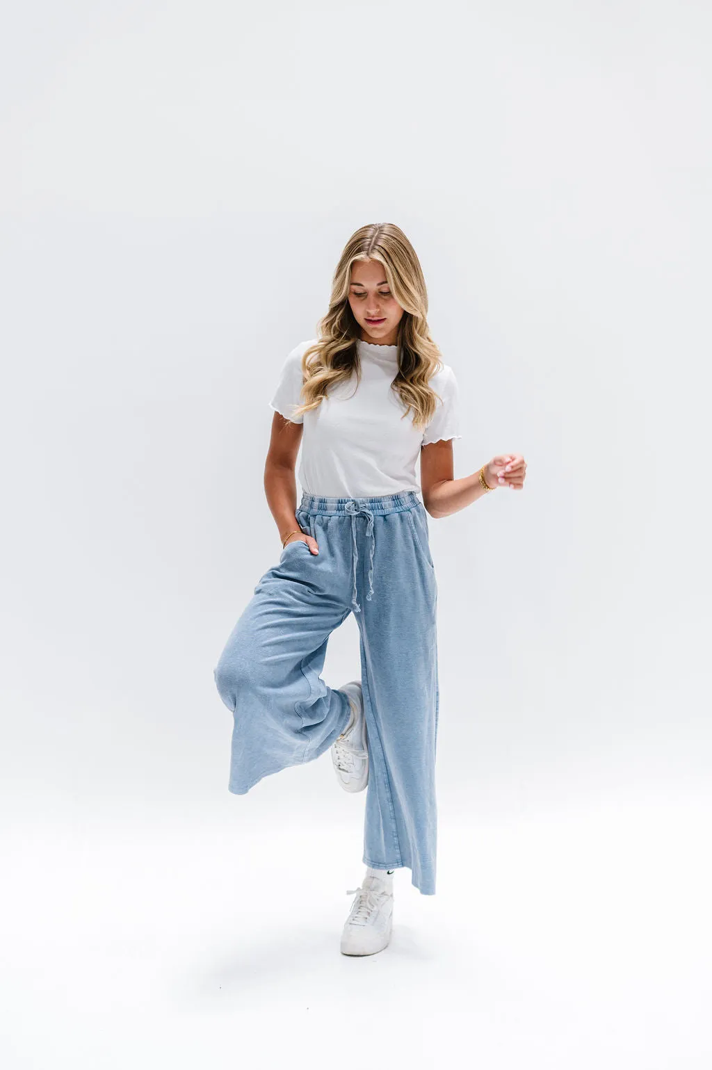 Chelsea Pants in Denim Blue