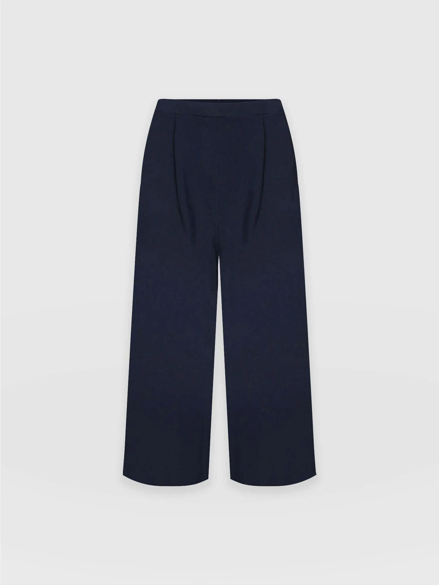 City Culotte - Navy Pleats