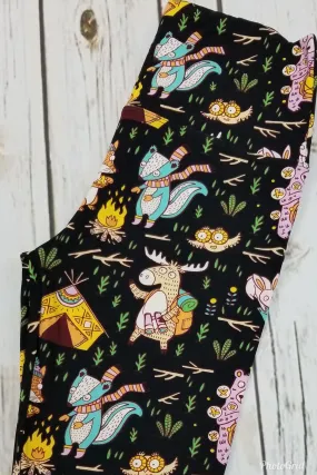 Critter Camp Leggings Yoga Band