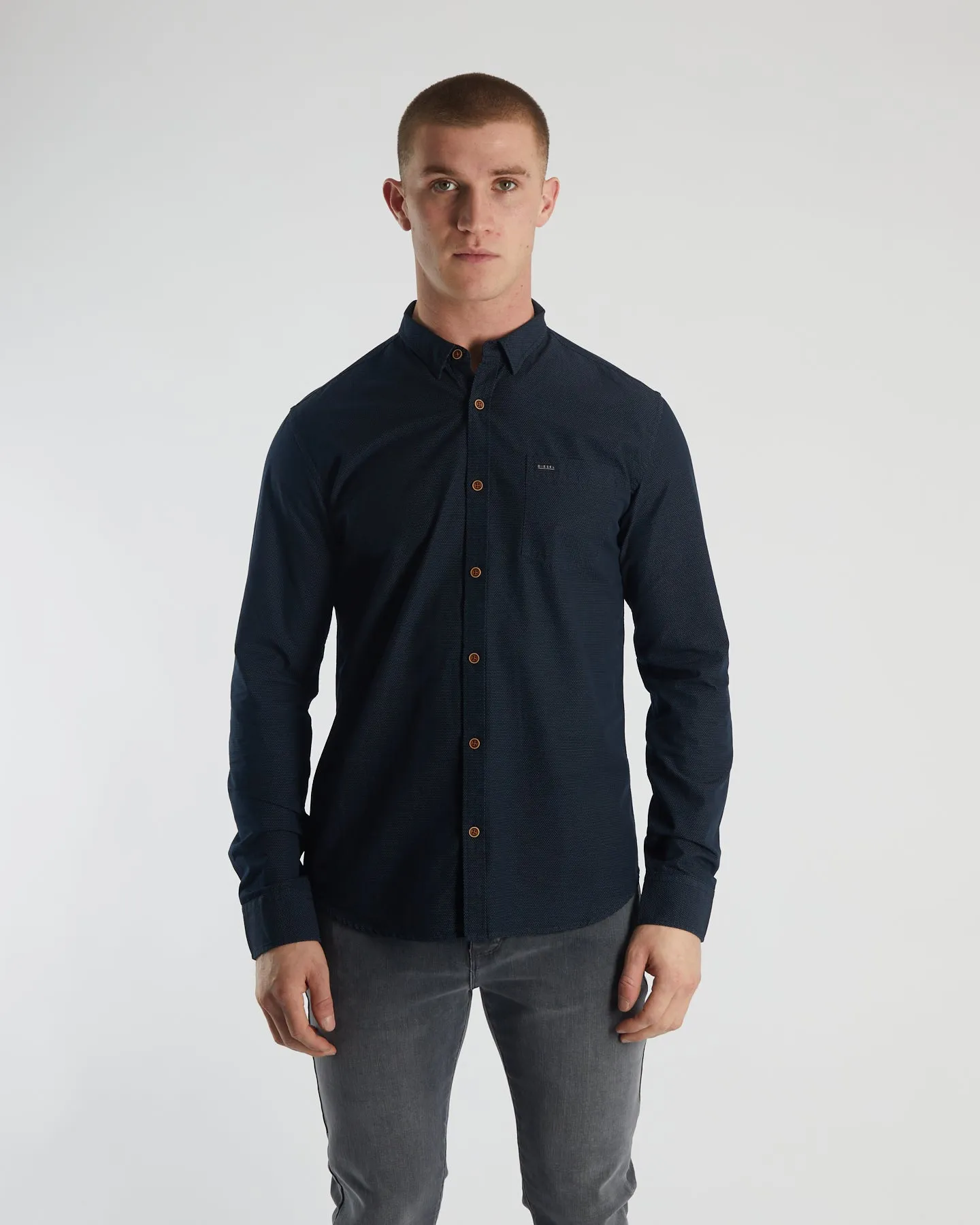 Drummer L/S Shirt North Navy