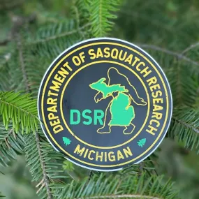 DSR Department of Sasquatch Research Sticker | Tee See Tee Exclusive