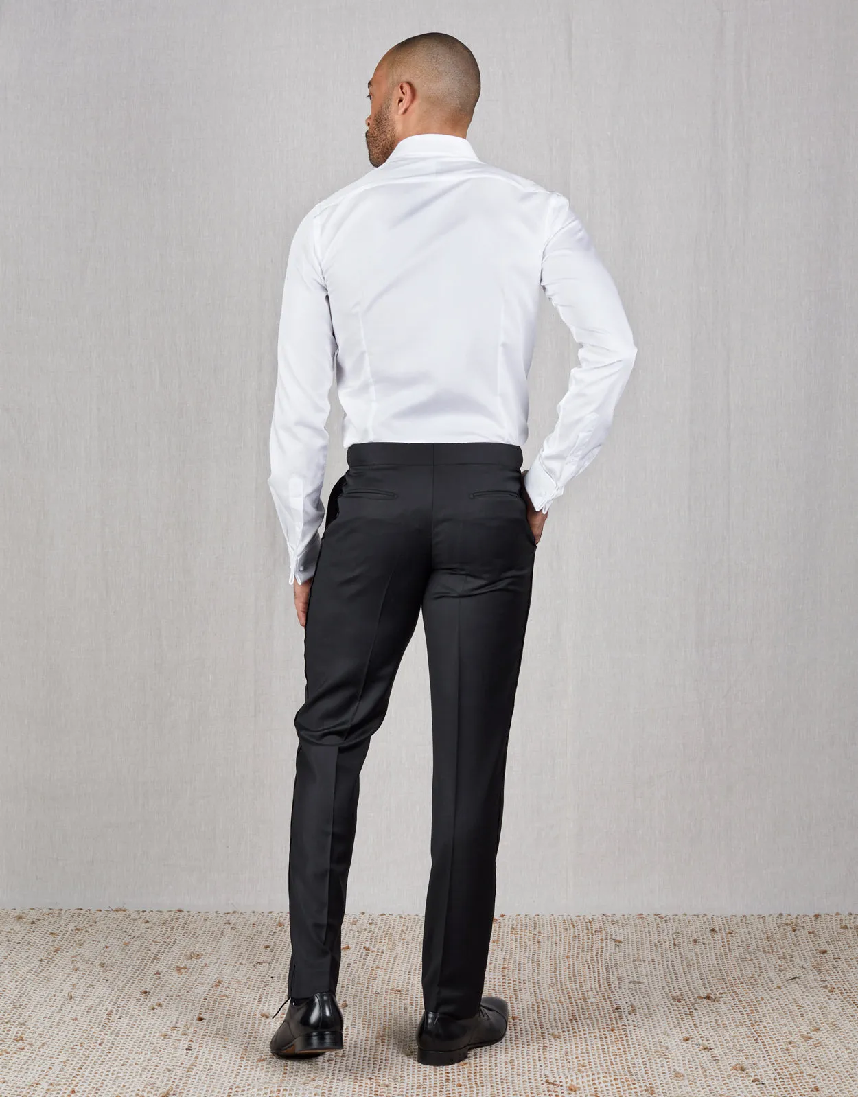 Ferry Black Tuxedo Suit Trouser