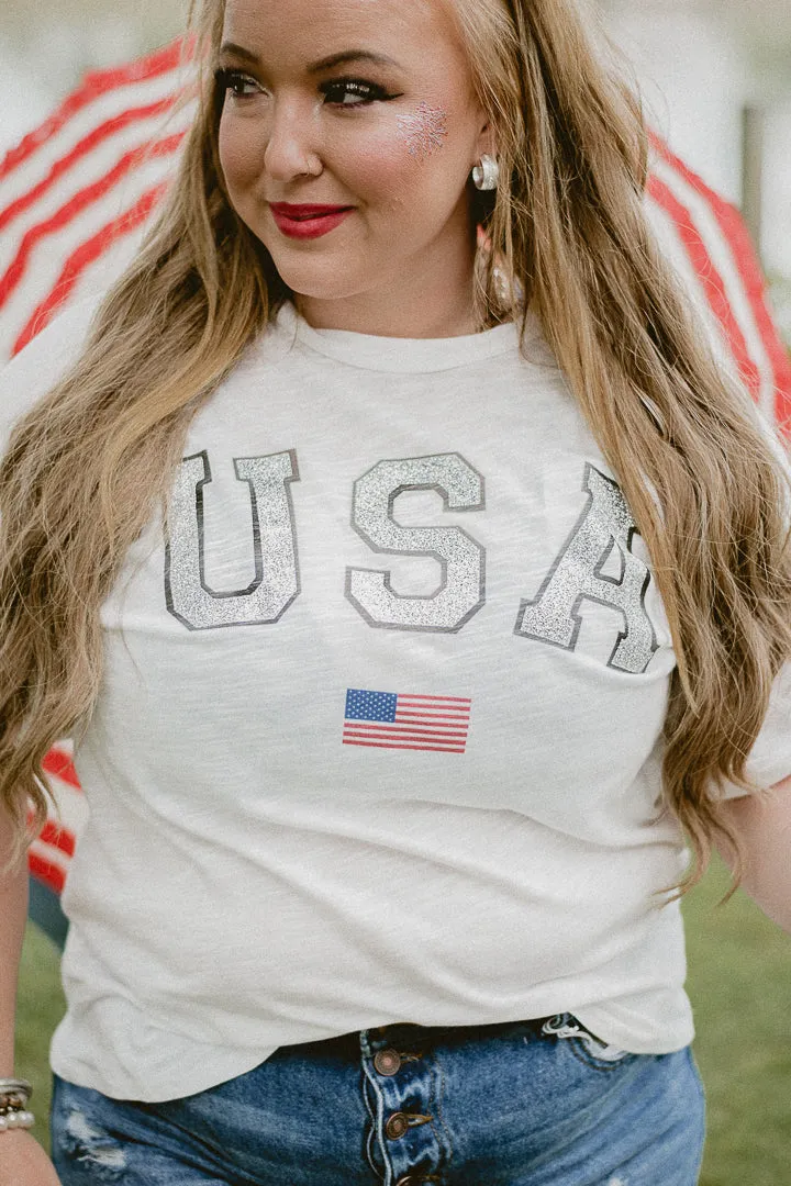 Glitter USA Graphic Tee