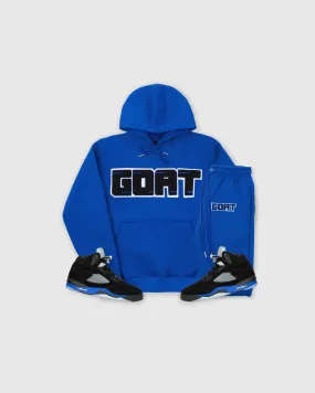 GOAT Classic Chenille Sweatsuit (Racer Blue)