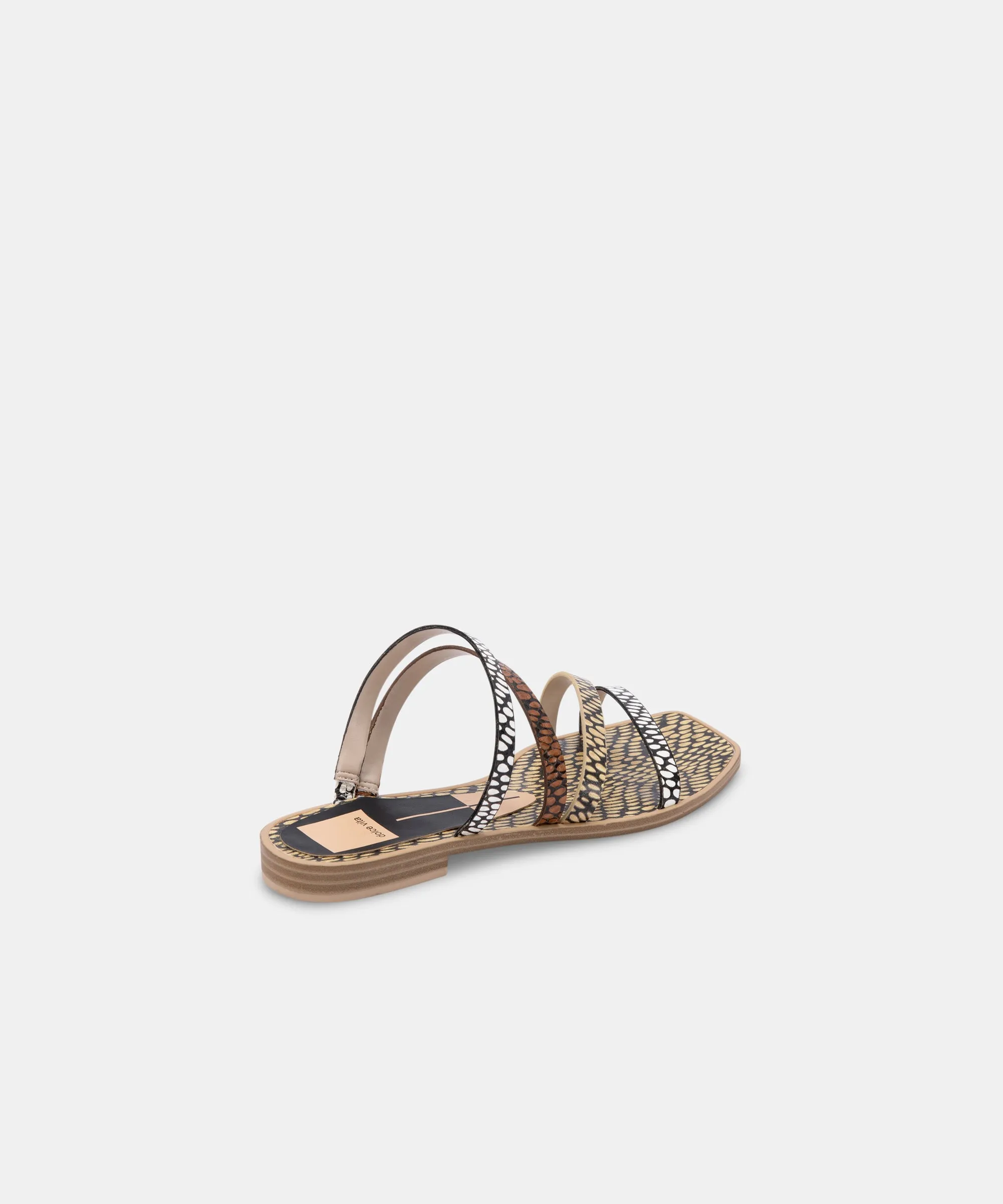 IZABEL SANDALS COGNAC MULTI COBRA SPOTTED STELLA