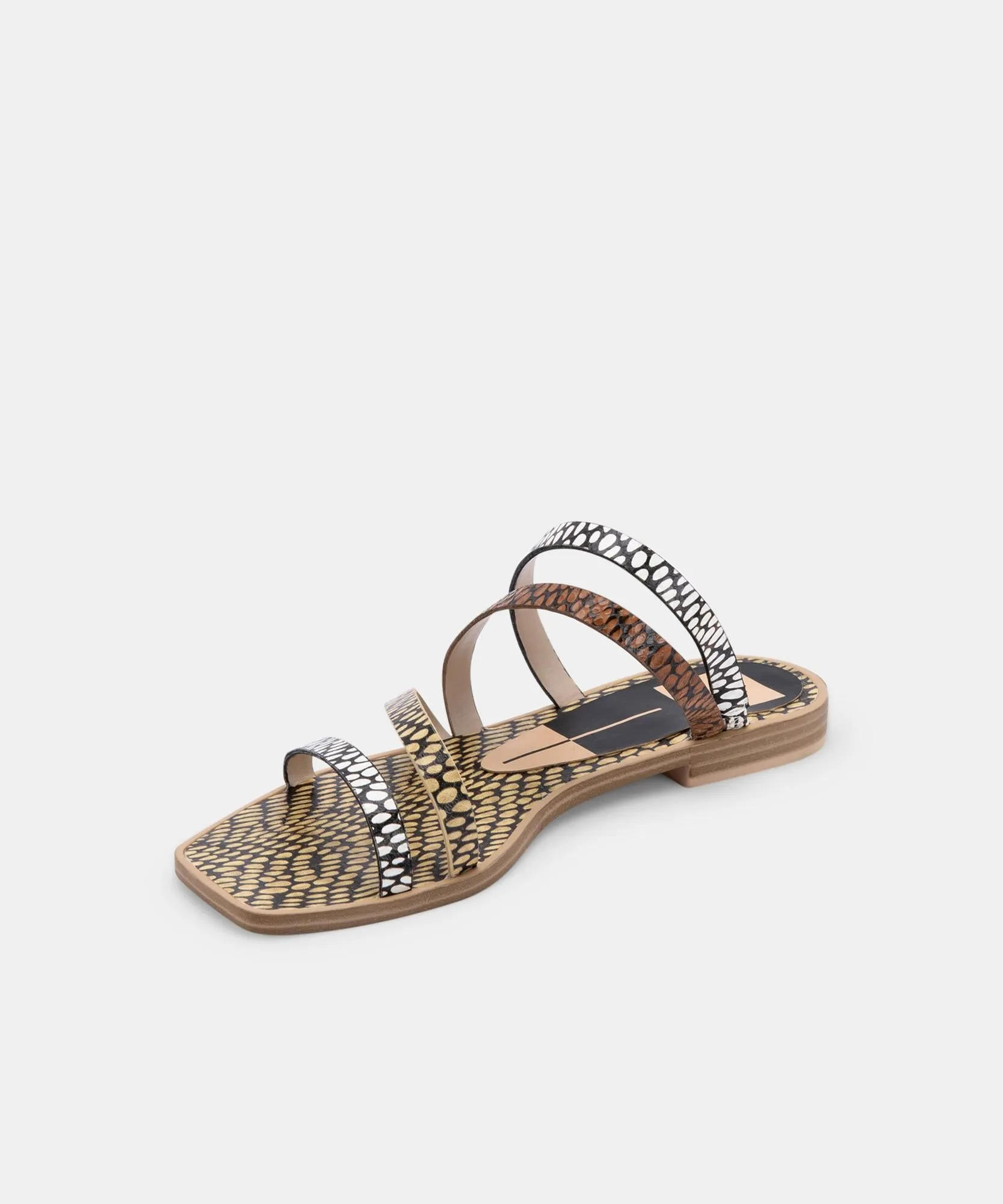 IZABEL SANDALS COGNAC MULTI COBRA SPOTTED STELLA