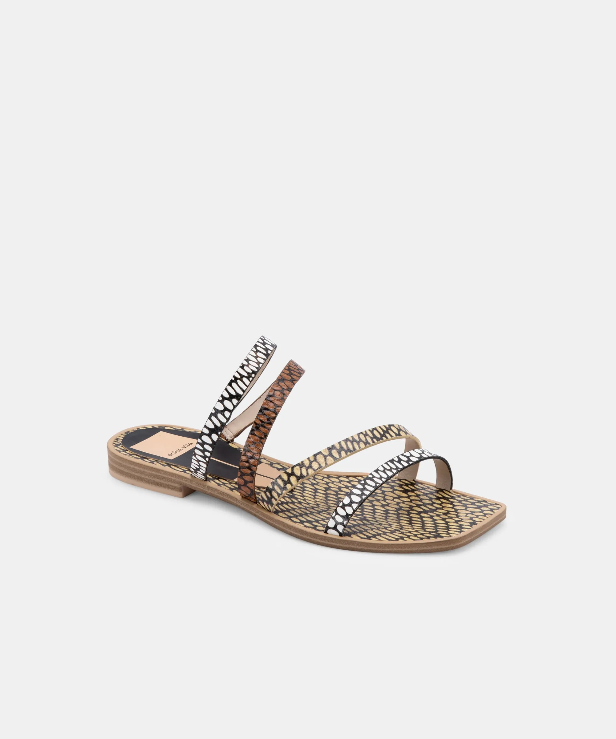 IZABEL SANDALS COGNAC MULTI COBRA SPOTTED STELLA