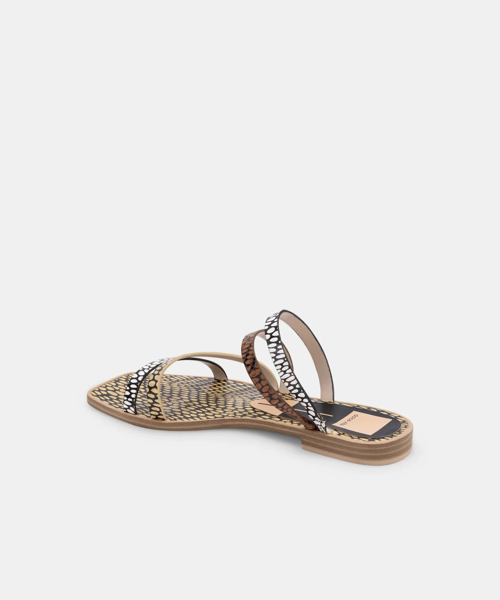 IZABEL SANDALS COGNAC MULTI COBRA SPOTTED STELLA