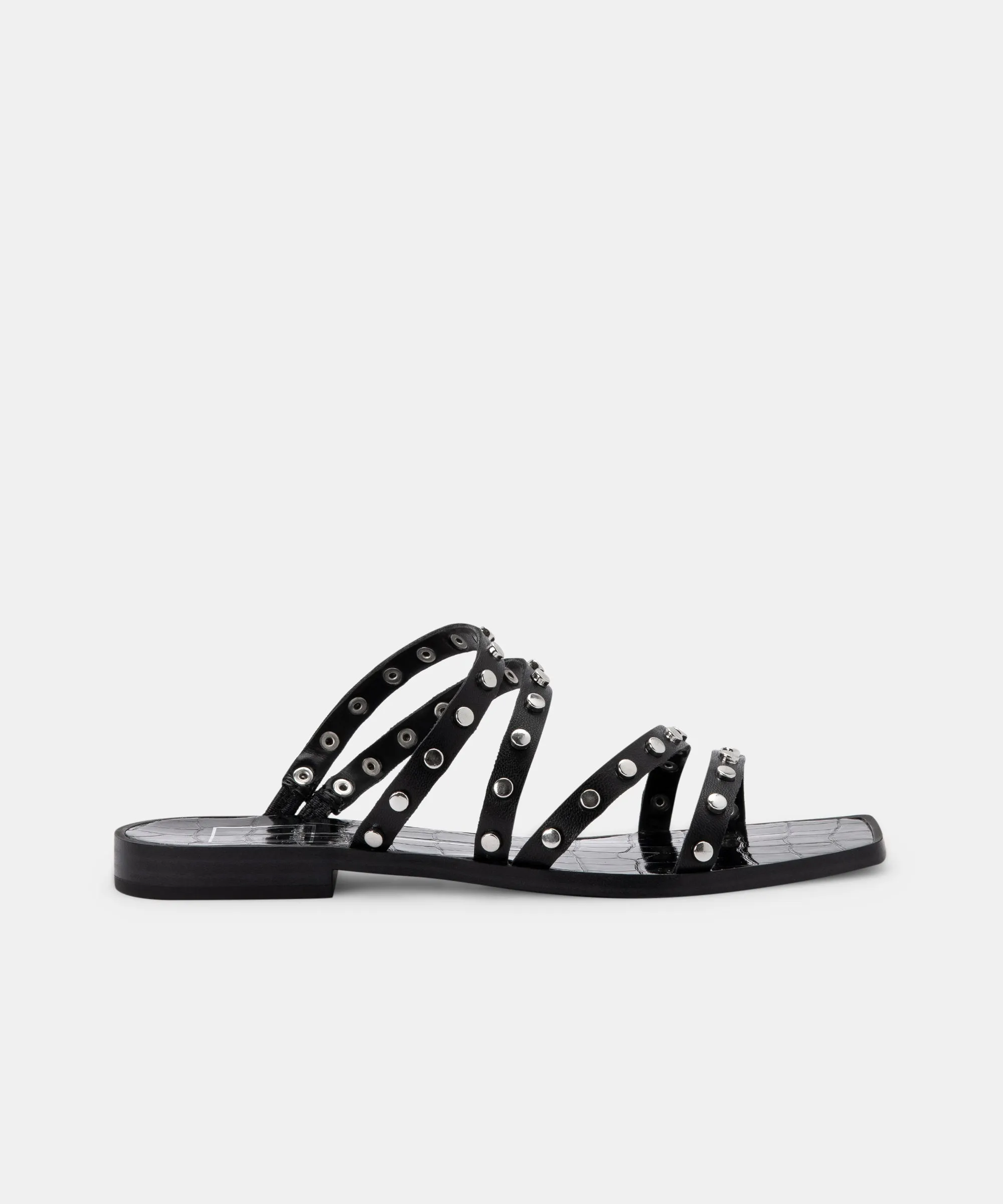 IZABEL STUDDED SANDALS BLACK STELLA re:vita