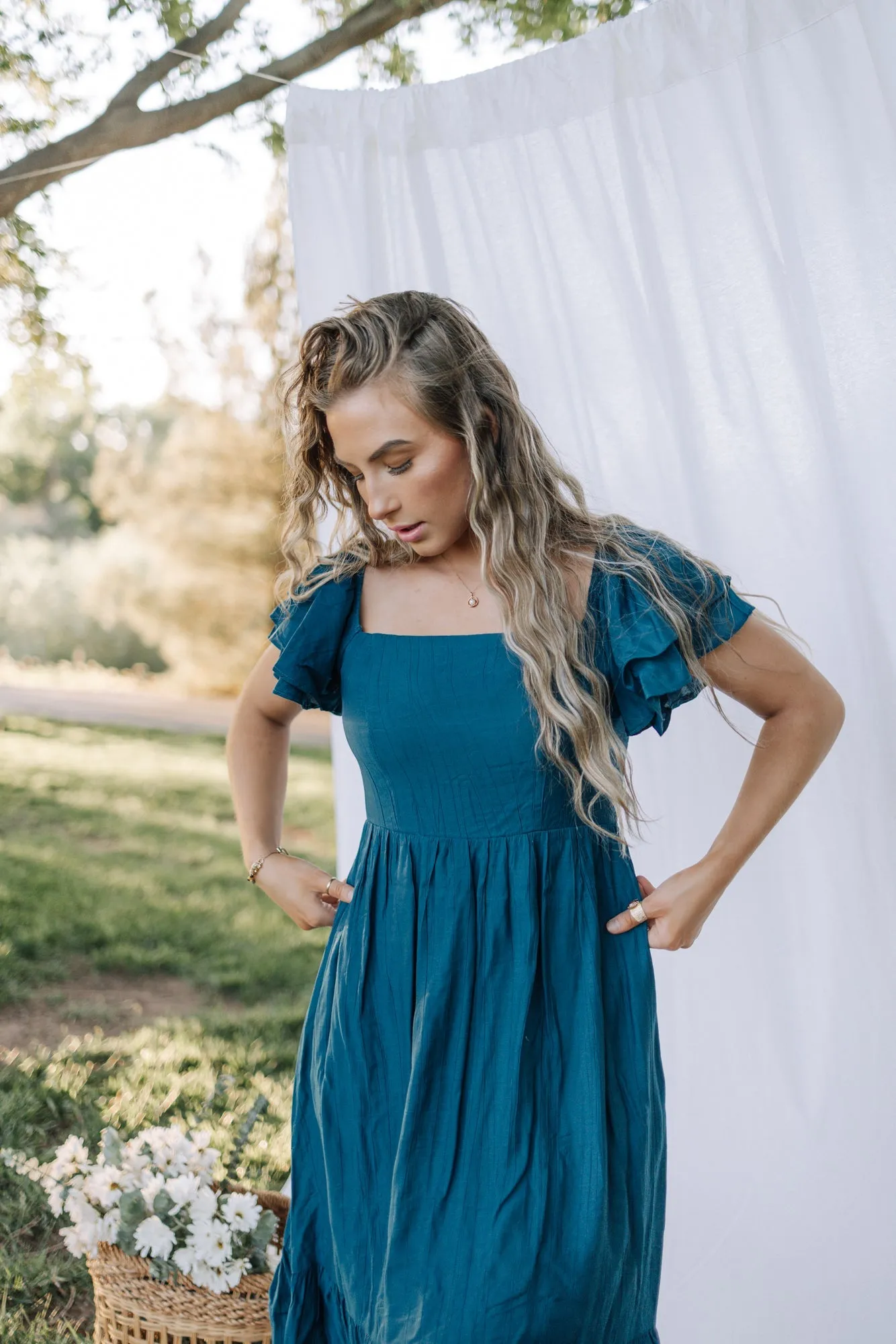 Jayden Dress in Prussian Blue