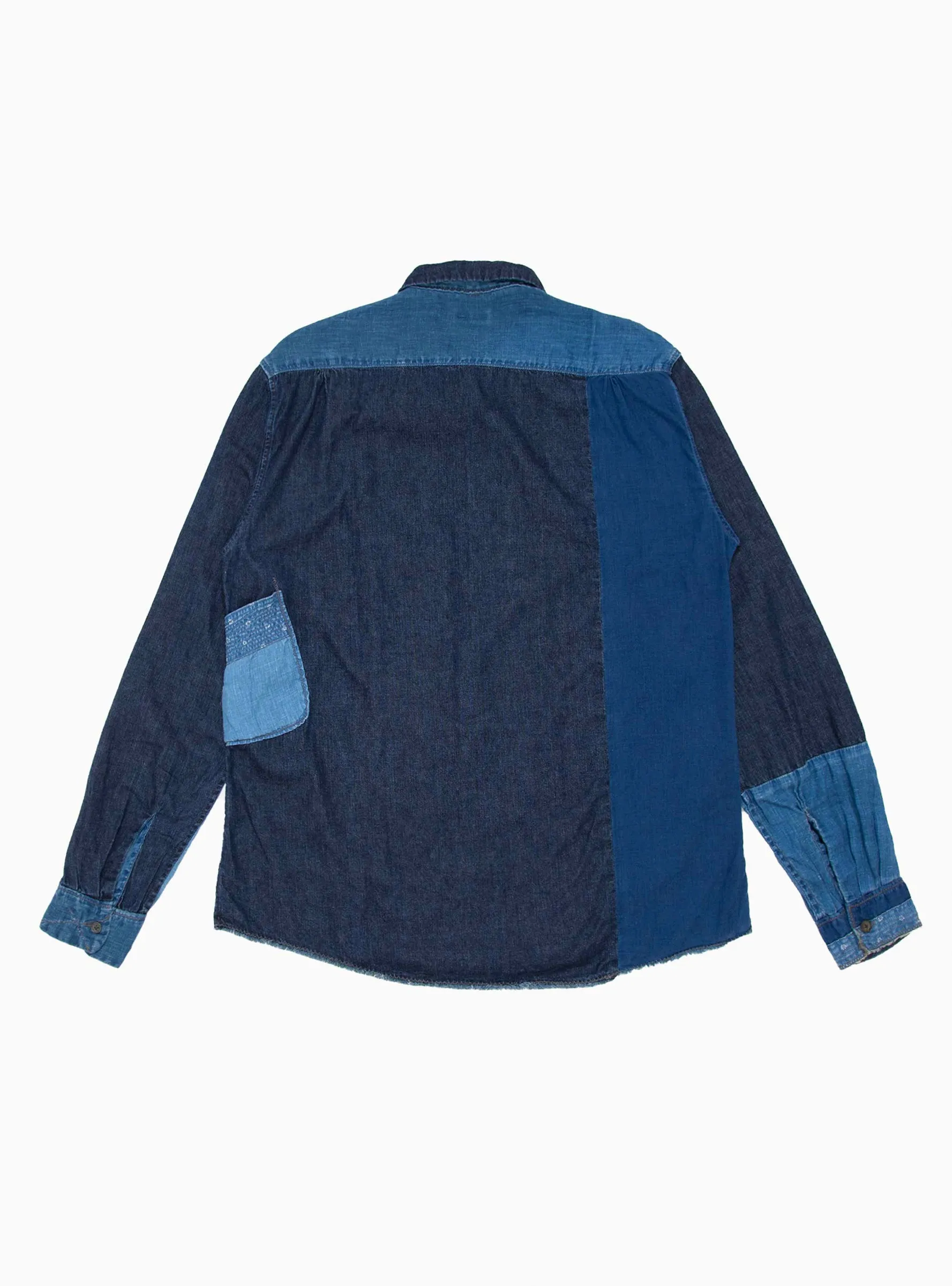 Katmandu Patchwork Shirt Indigo