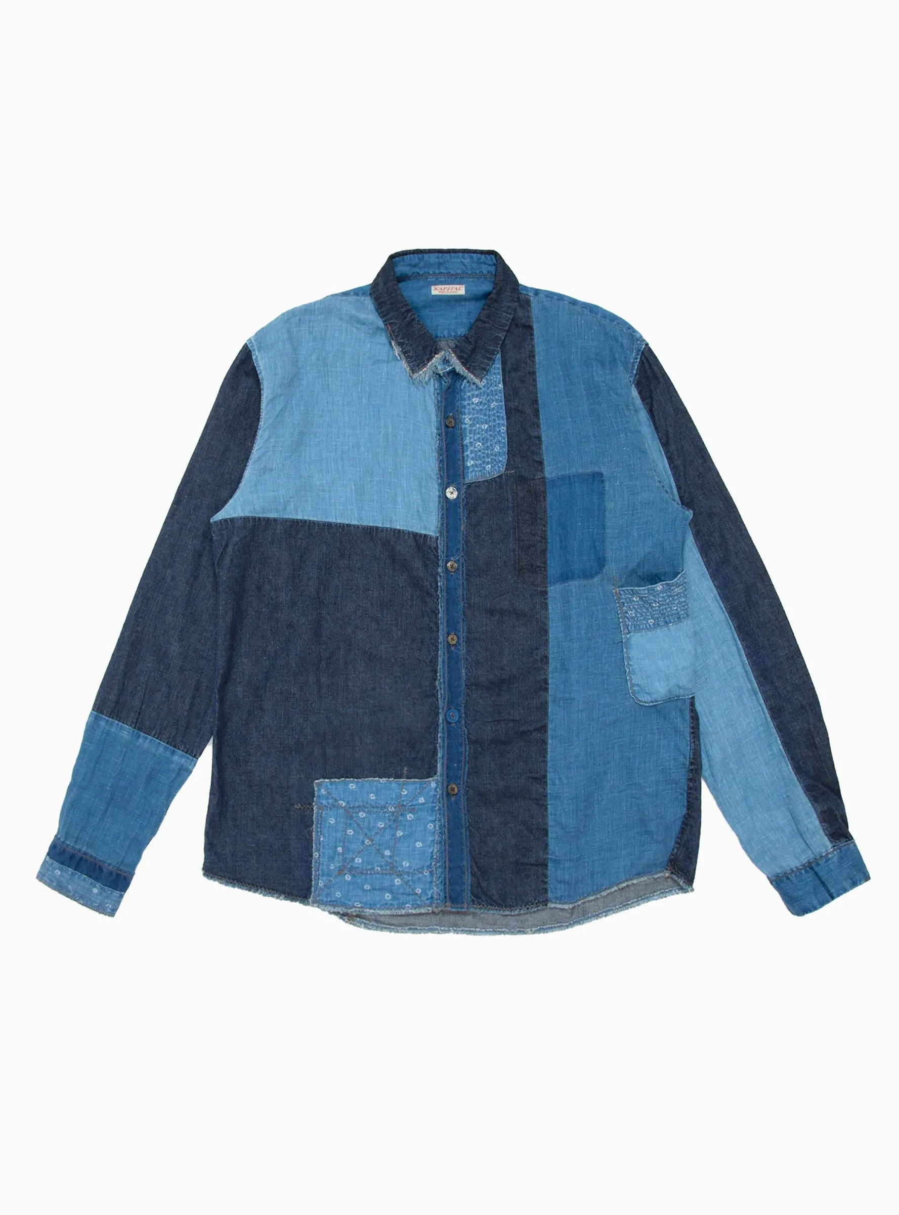 Katmandu Patchwork Shirt Indigo