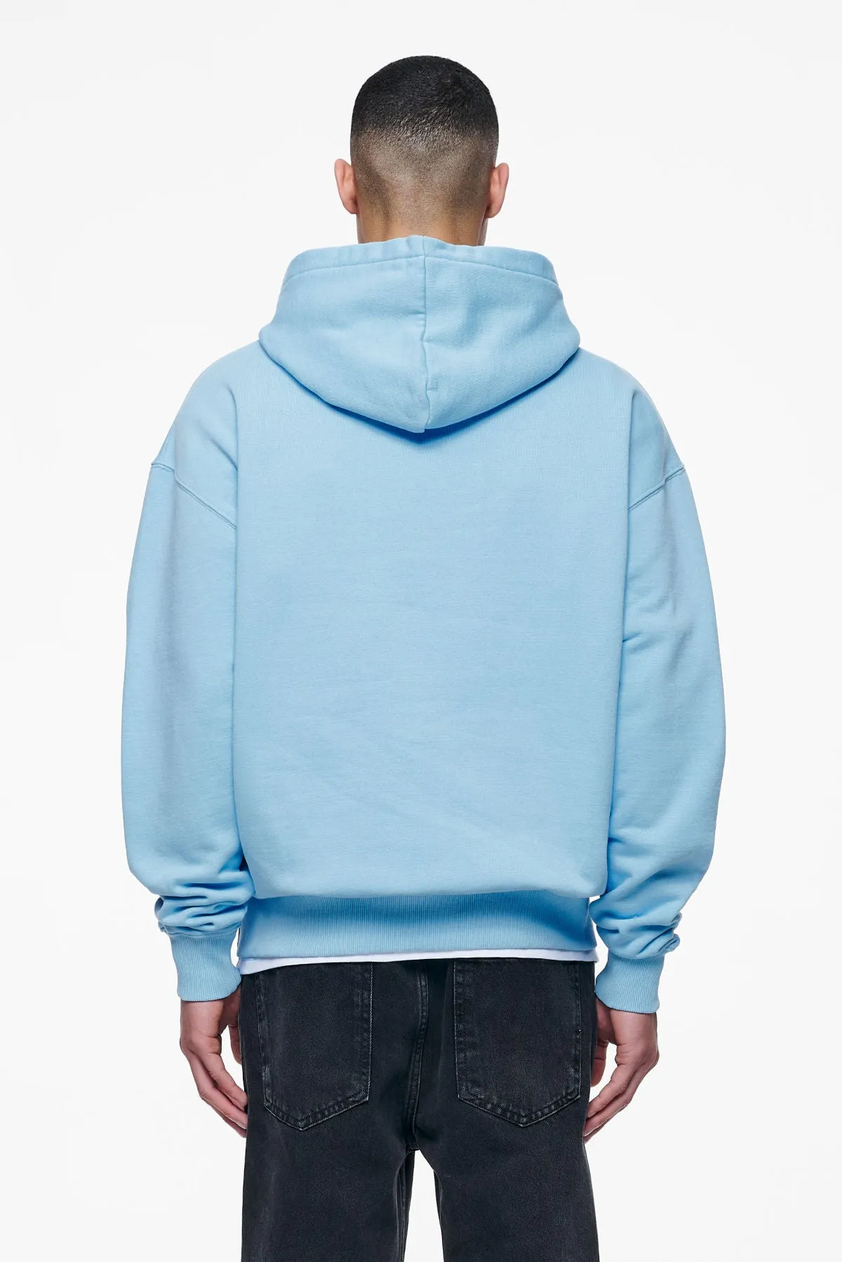 Kirk Oversized Hoodie Vintage Washed Riviera Blue