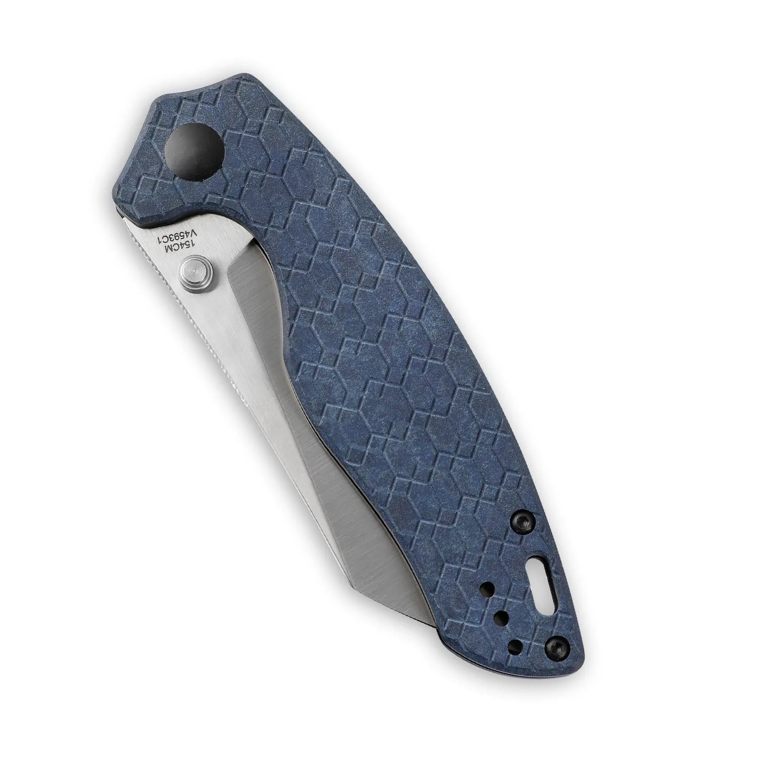 Kizer Azo Towser K Liner Lock Knife Blue Richlite V4593C1 (3.39 Satin)