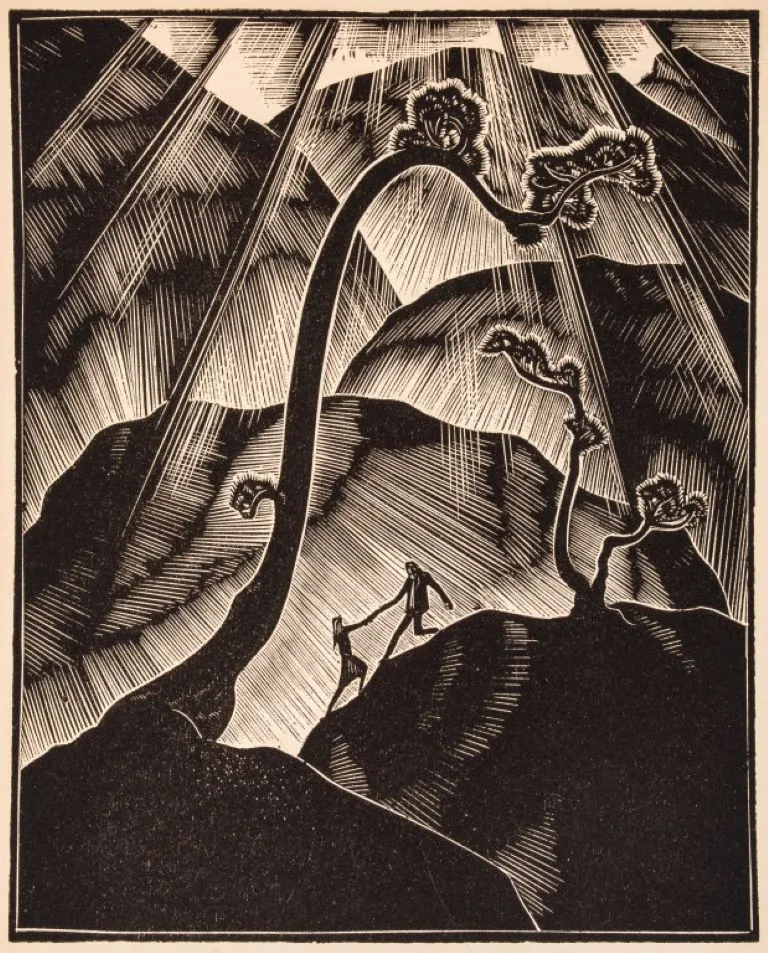 Lynd Ward "Gods' Man" Woodblock Prints, 4