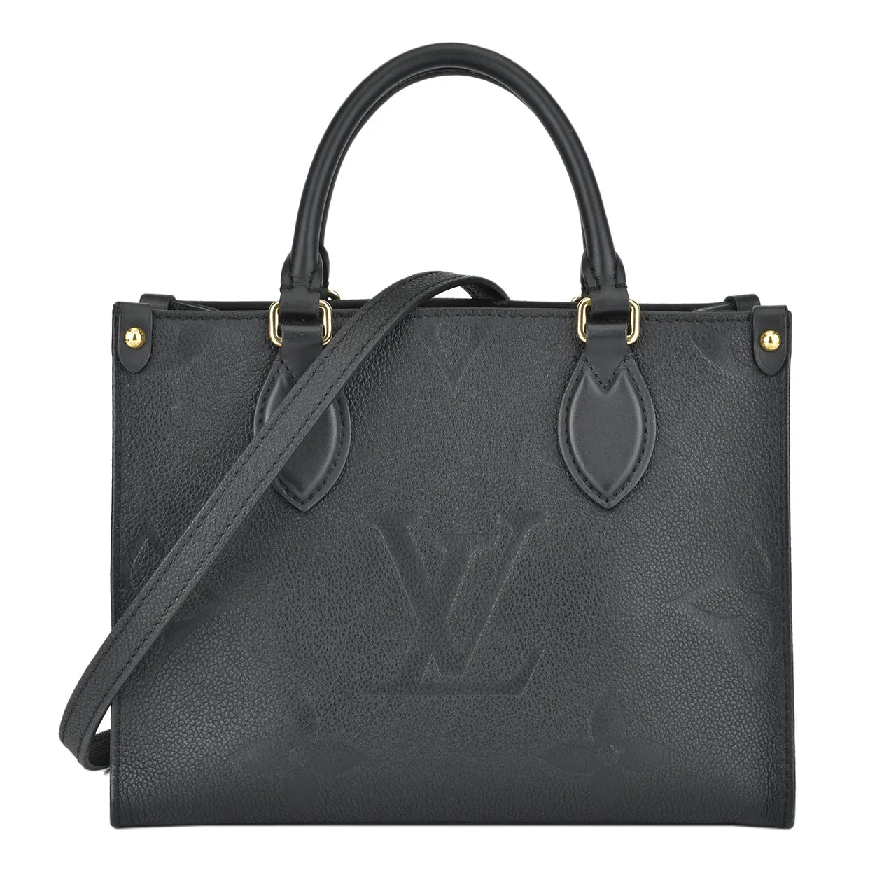 M45653 OnTheGo PM Monogram Black Empreinte Leather