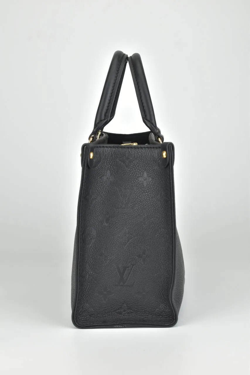 M45653 OnTheGo PM Monogram Black Empreinte Leather