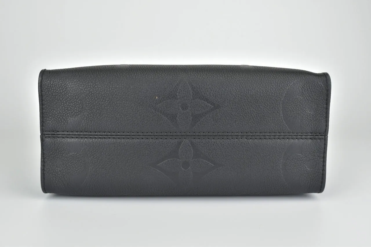 M45653 OnTheGo PM Monogram Black Empreinte Leather