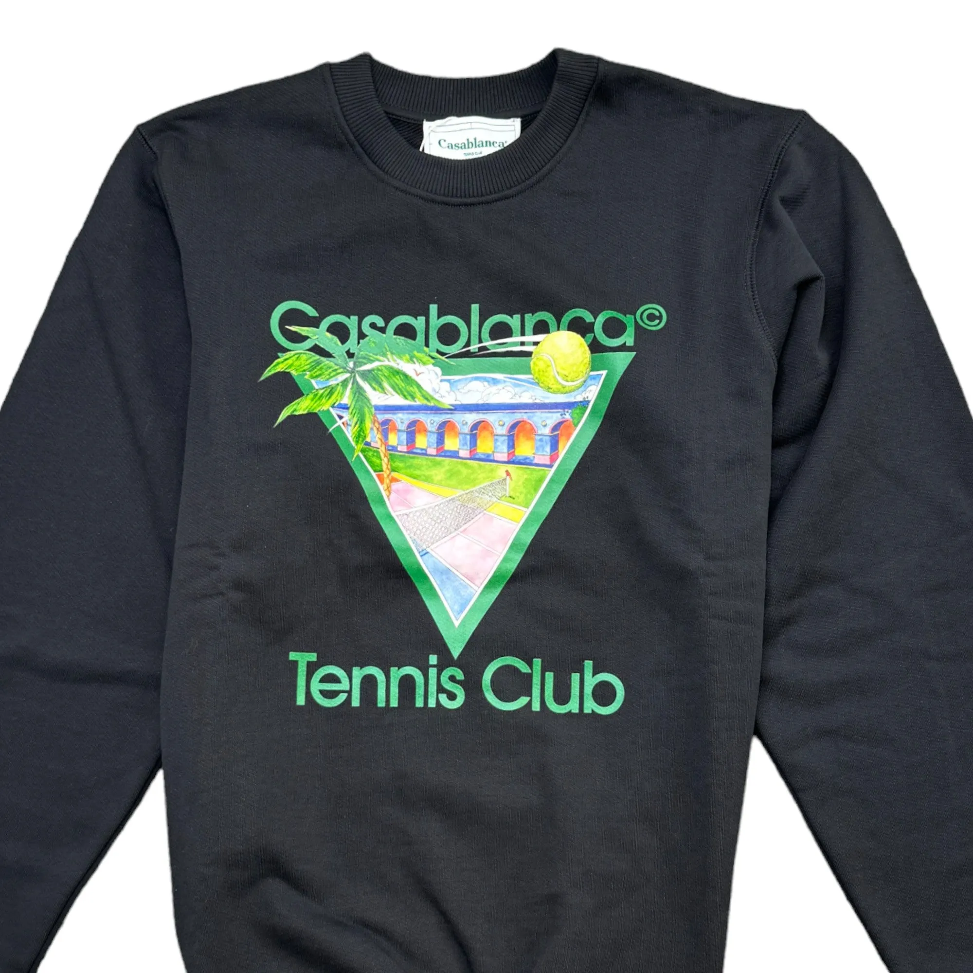 Men's Tennis Club Sweatshirt Black Size M