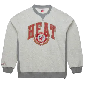 Mitchell & Ness Miami HEAT Premium Fleece Crewneck