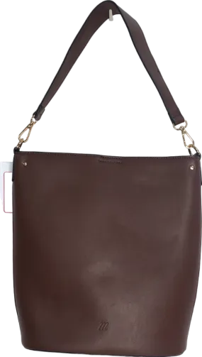 Monsoon Brown Leather Look Shoulder Bag One Size