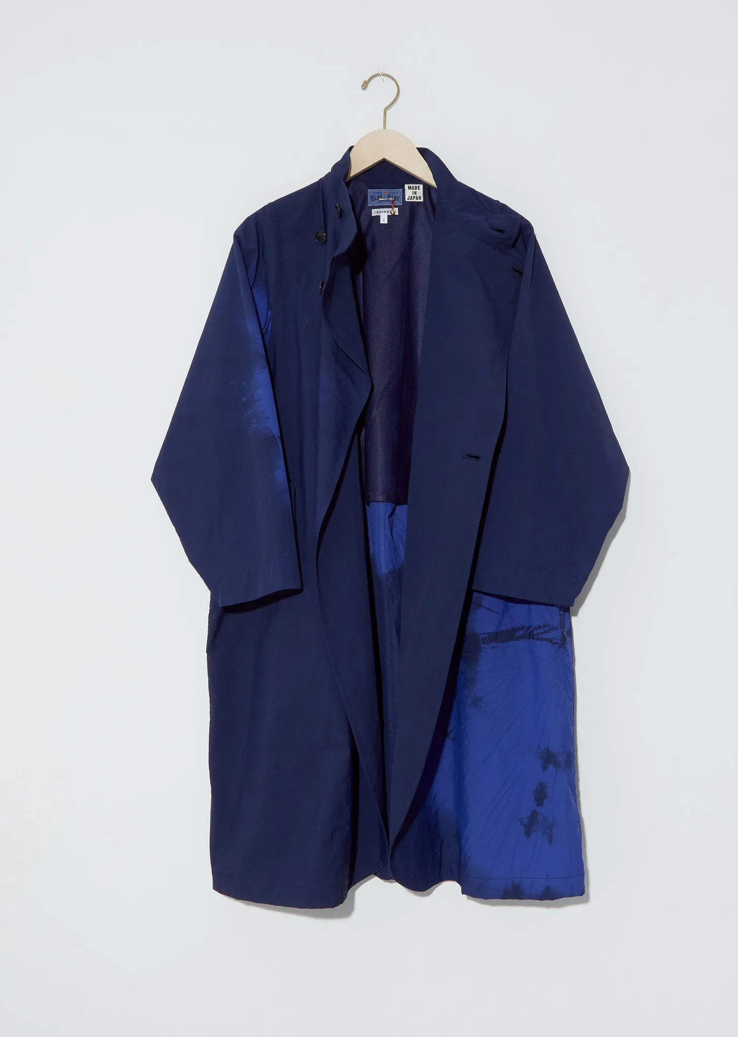 "Shibori" Nylon Wide Sleeve Coat