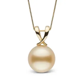 Ribbon Collection Golden 11.0-12.0 mm South Sea Pearl Pendant