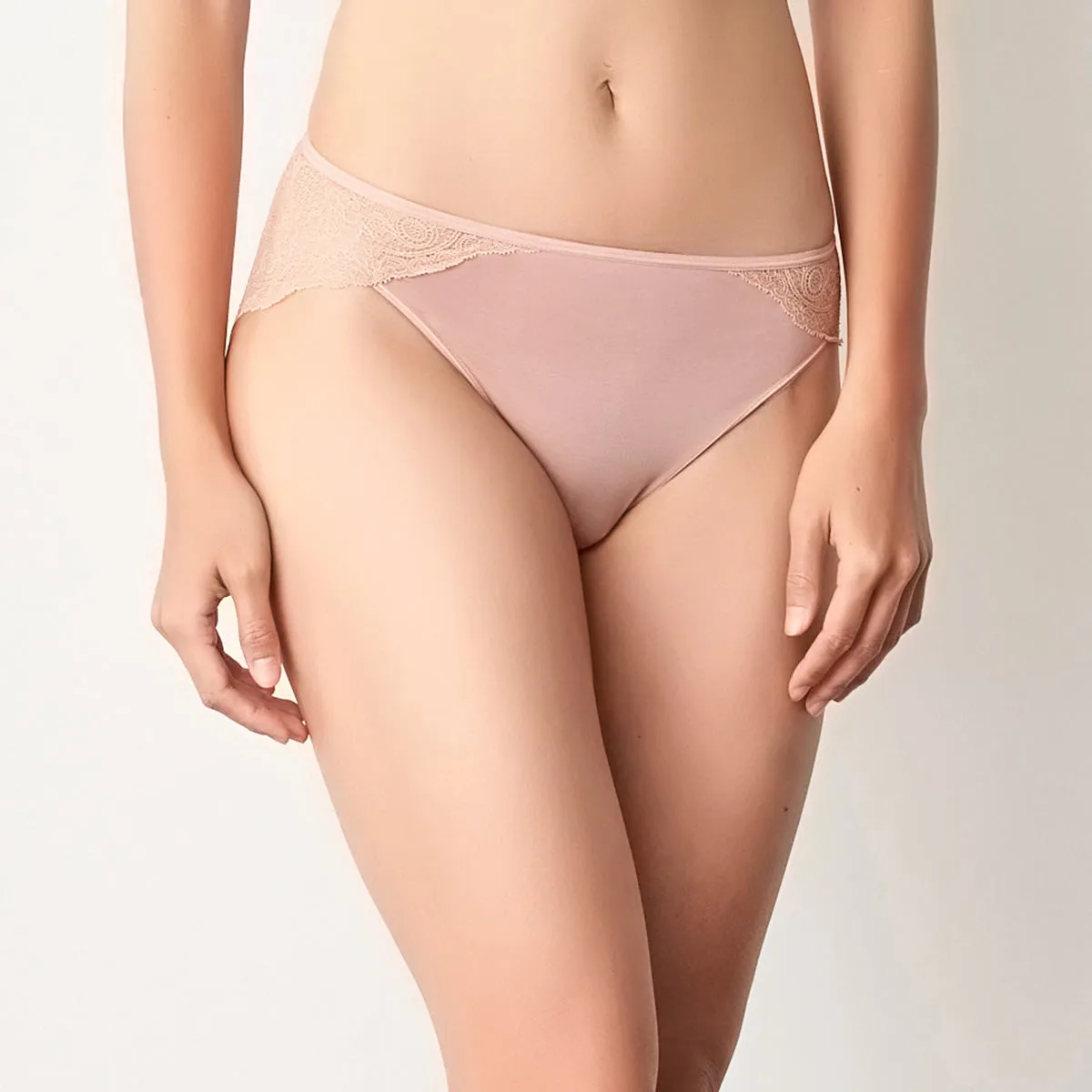 Silktouch TENCEL™ Lace Trim Panty (Made in Japan)