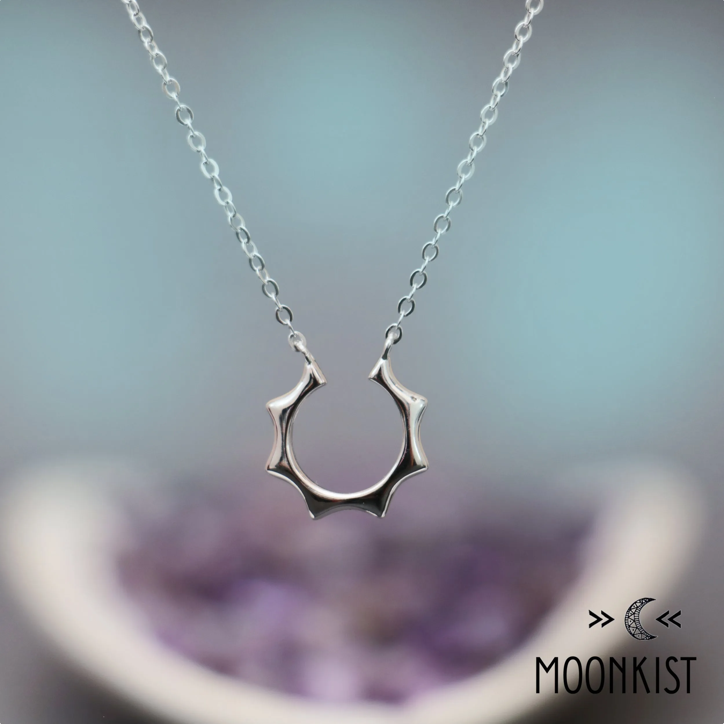 Simple Sun Charm Necklace | Moonkist Designs