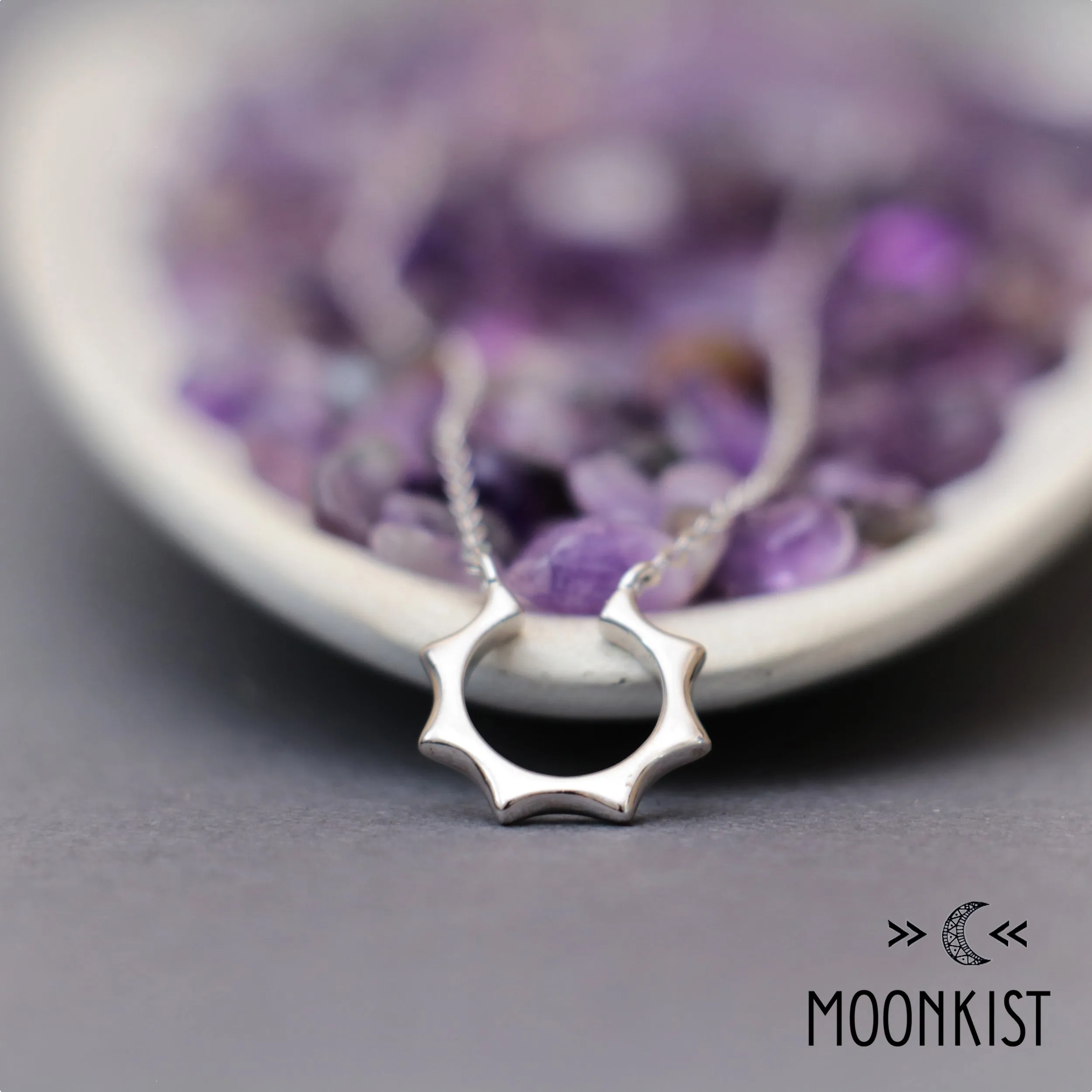 Simple Sun Charm Necklace | Moonkist Designs