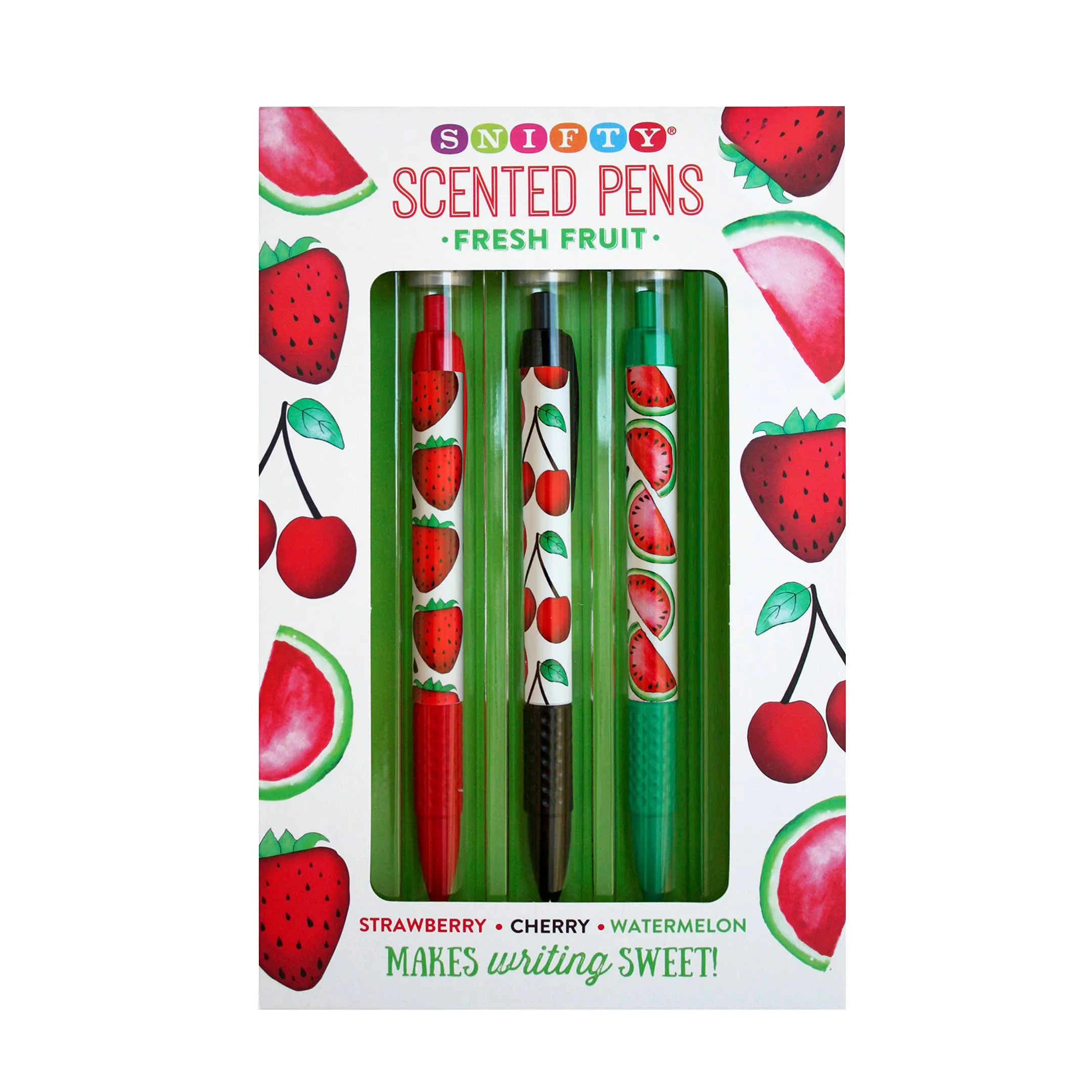 SNIFTY Fresh Fruit Scented Set de Bolígrafos con Aroma