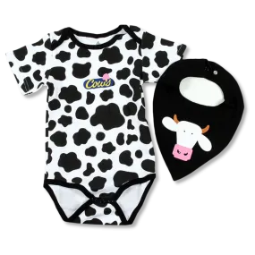 Spotted Body Suit & Bib Set