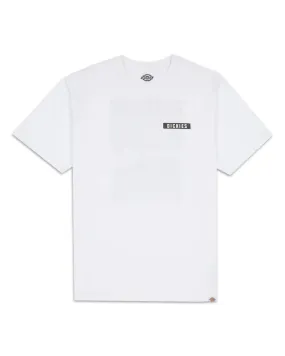 T-Shirt Uomo Dickies Baker City Tee Bianco