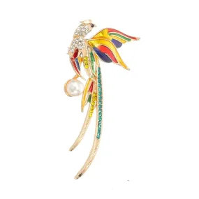 The Firebird Brooch Pin