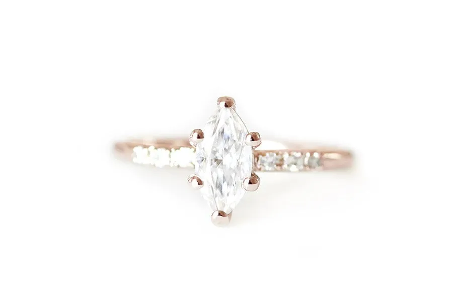 Tryst Marquise Moissanite Ring